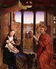 van der Weyden: Saint Luke Drawing the Virgin (Web Gallery of Art)