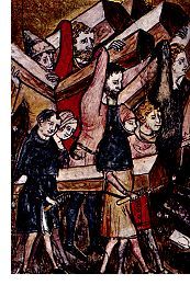 Mass Burial of Plague Victims in Belgium, 1349 (detail)